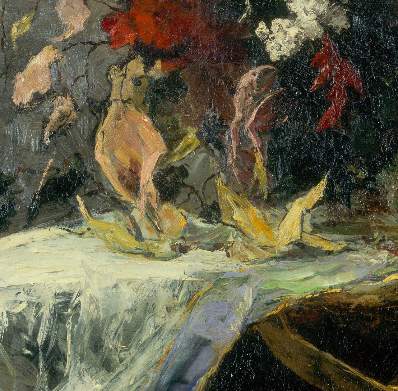 Edward Mitchell Bannister Floral Still Life: 3D Textured Print