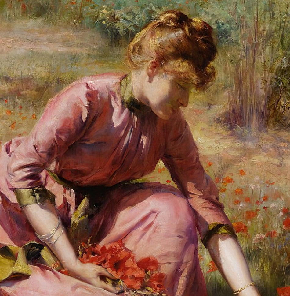 Julius Leblanc Stewart 'The First Spring' 3D Textured Print