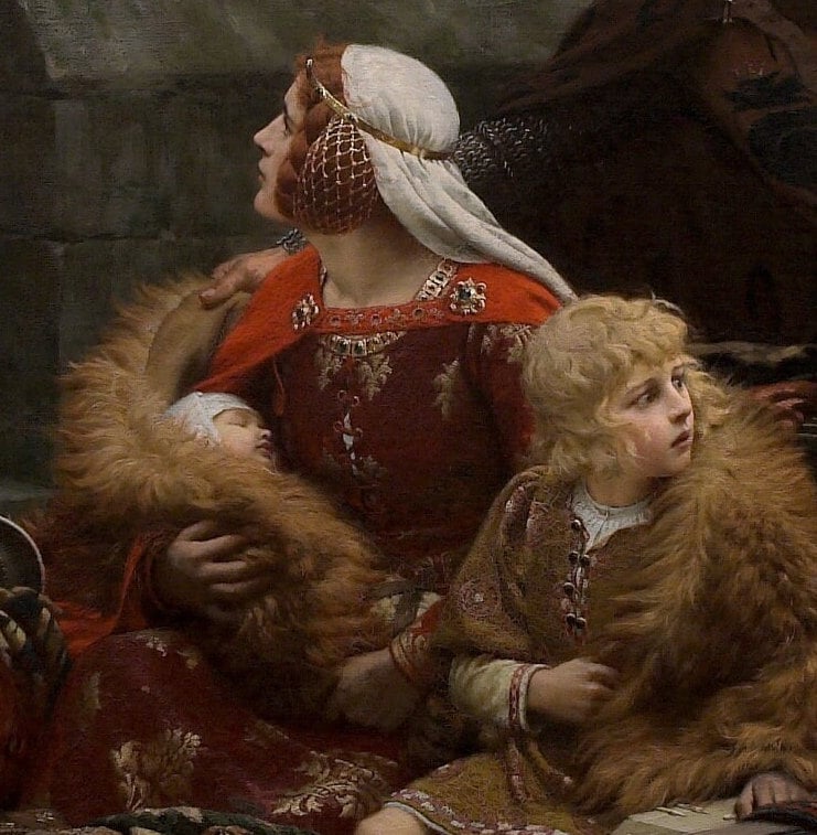 Edmund Blair 'In Time Of Peril' 3D Printed Oil Painting Replica