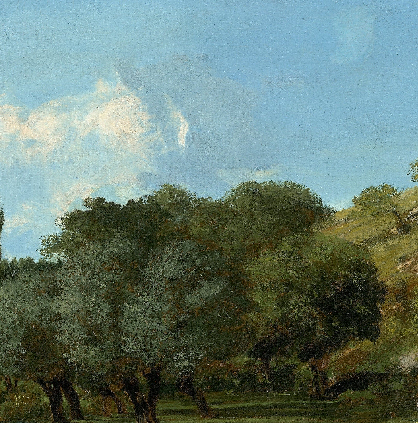 Gustave Courbet - La Bretonnerie 3D Print: Textured Oil Painting Reproduction