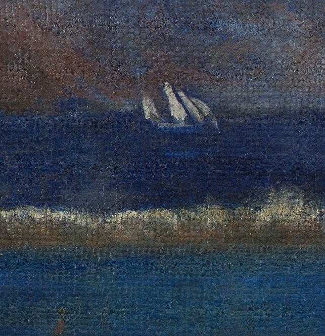 Paul Gauguin Paysage de Te vaa 3D Print: Textured Oil Painting Reproduction