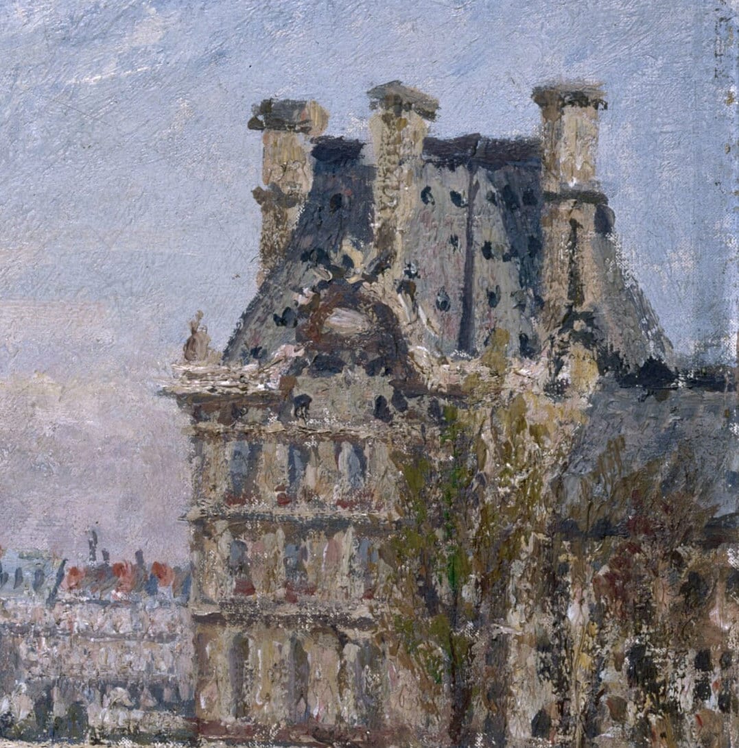 Camille Pissarro - Pavillon de Flore 3D Textured Print