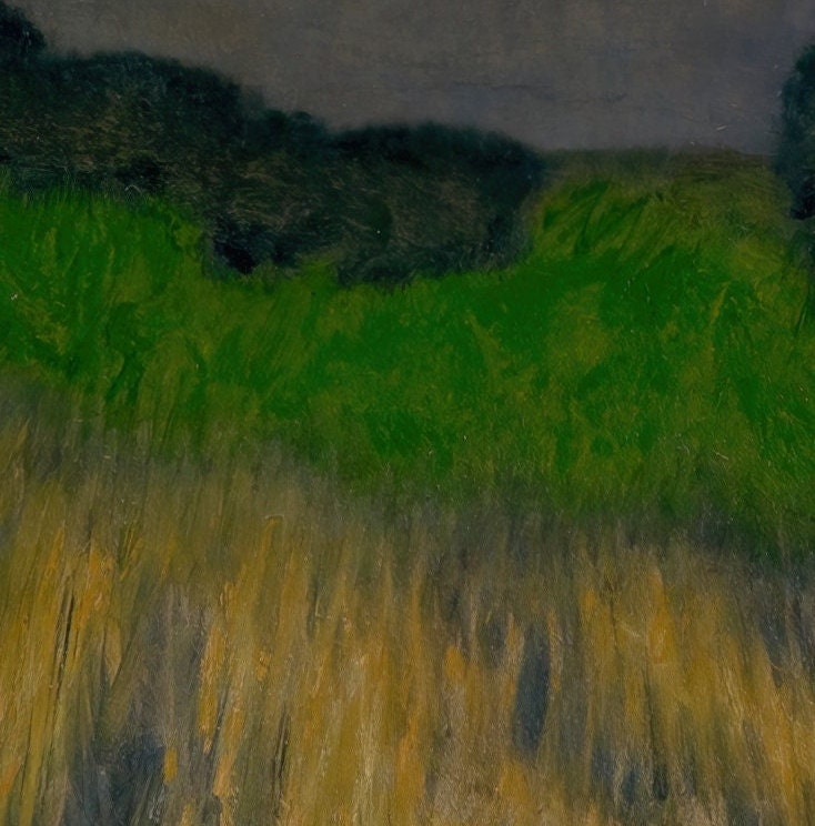 Franz Von Stuck Rainbow Landscape: 3D Printed Textured Art