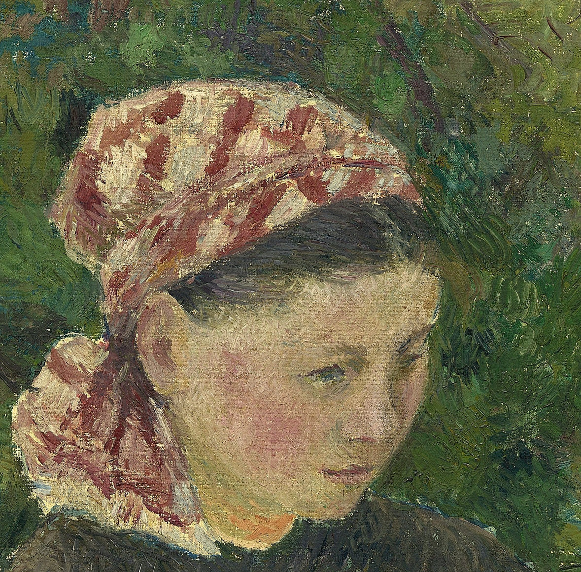 Camille Pissarro Peasant Woman 3D Print: Textured Oil Painting Replica