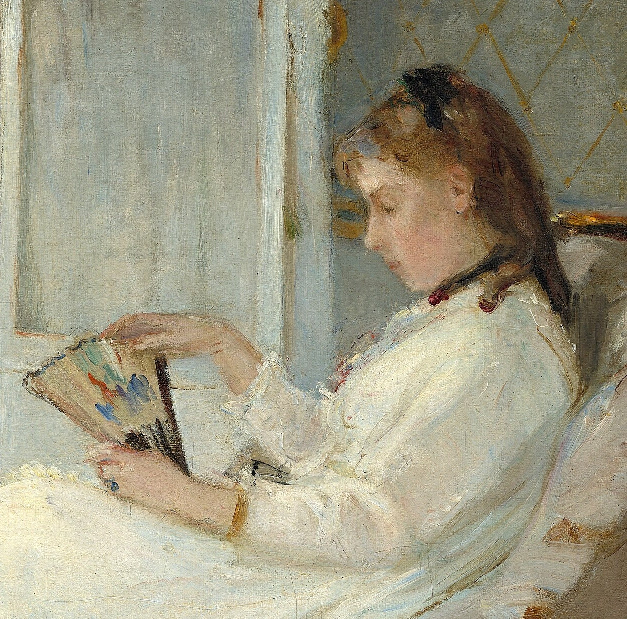 Berthe Morisot - The Artist’s Sister at a Window - 3D Printed Texture
