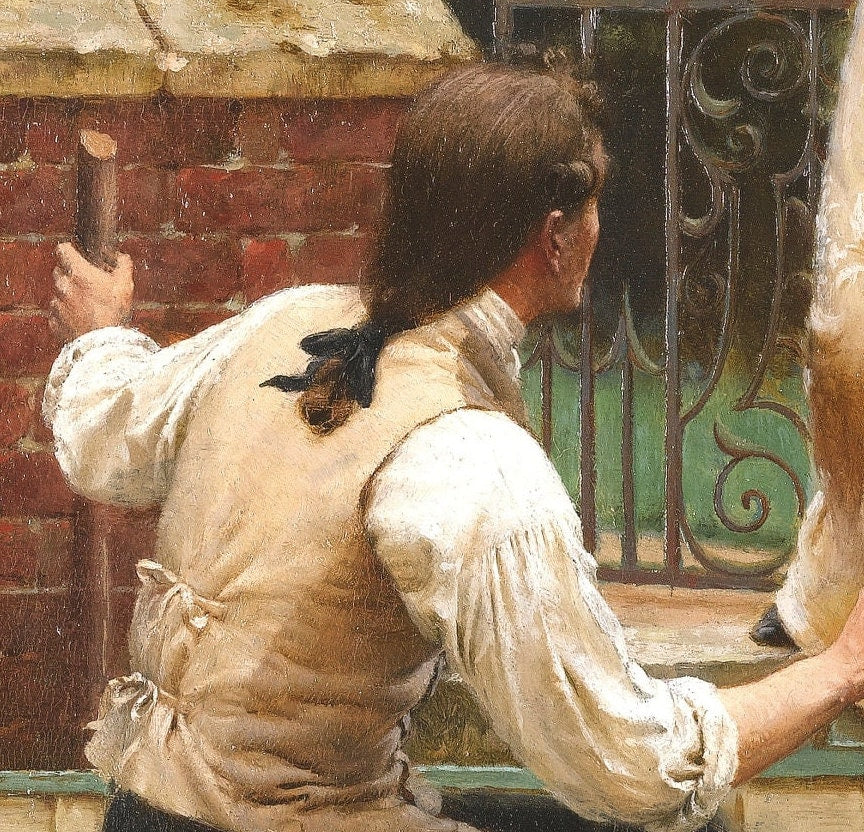 The Elopement by Edmund Blair: 3D Textured Art Print