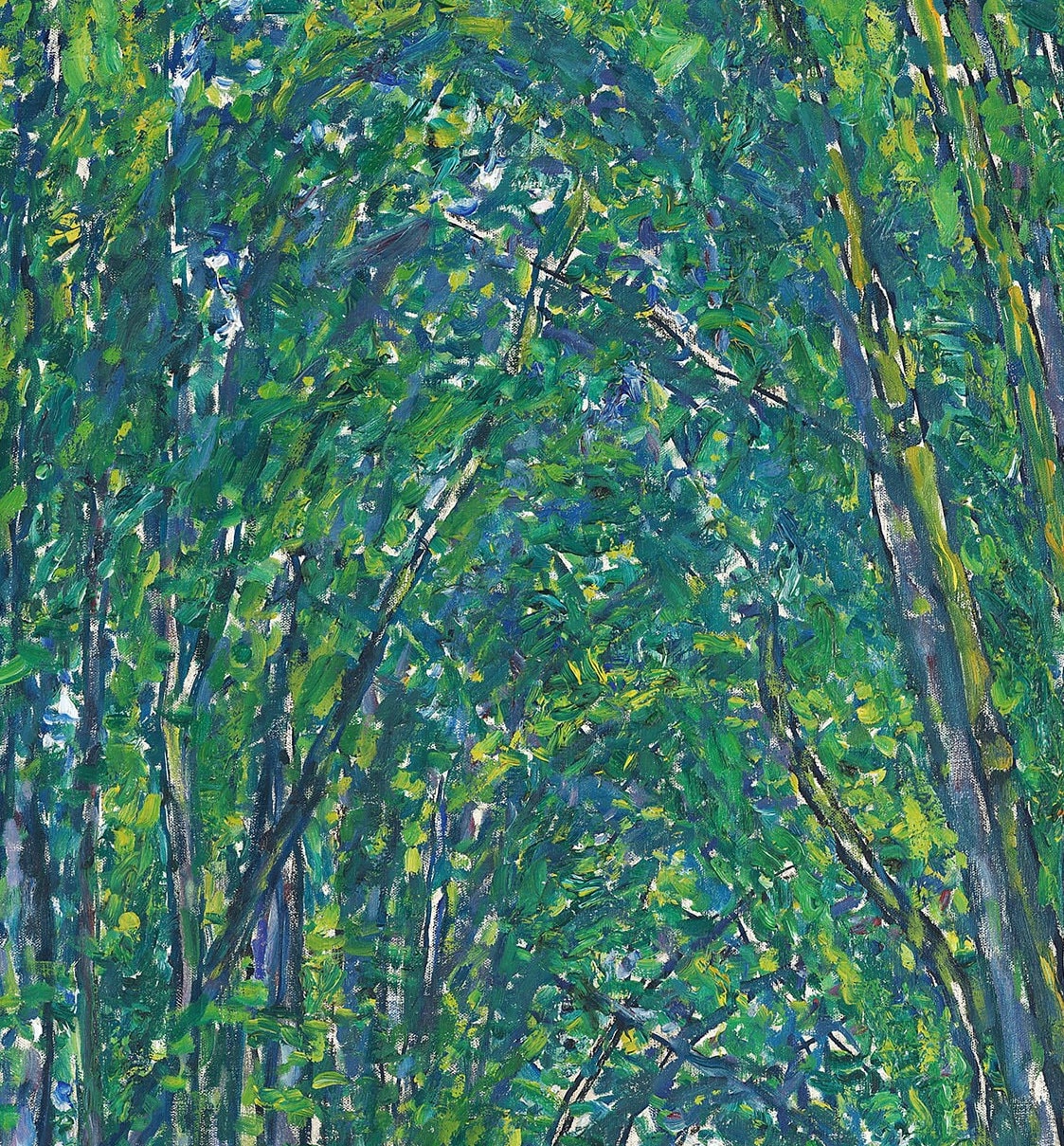 Gustav Klimt 'Avenue to Schloss Kammer' 3D Textured Print