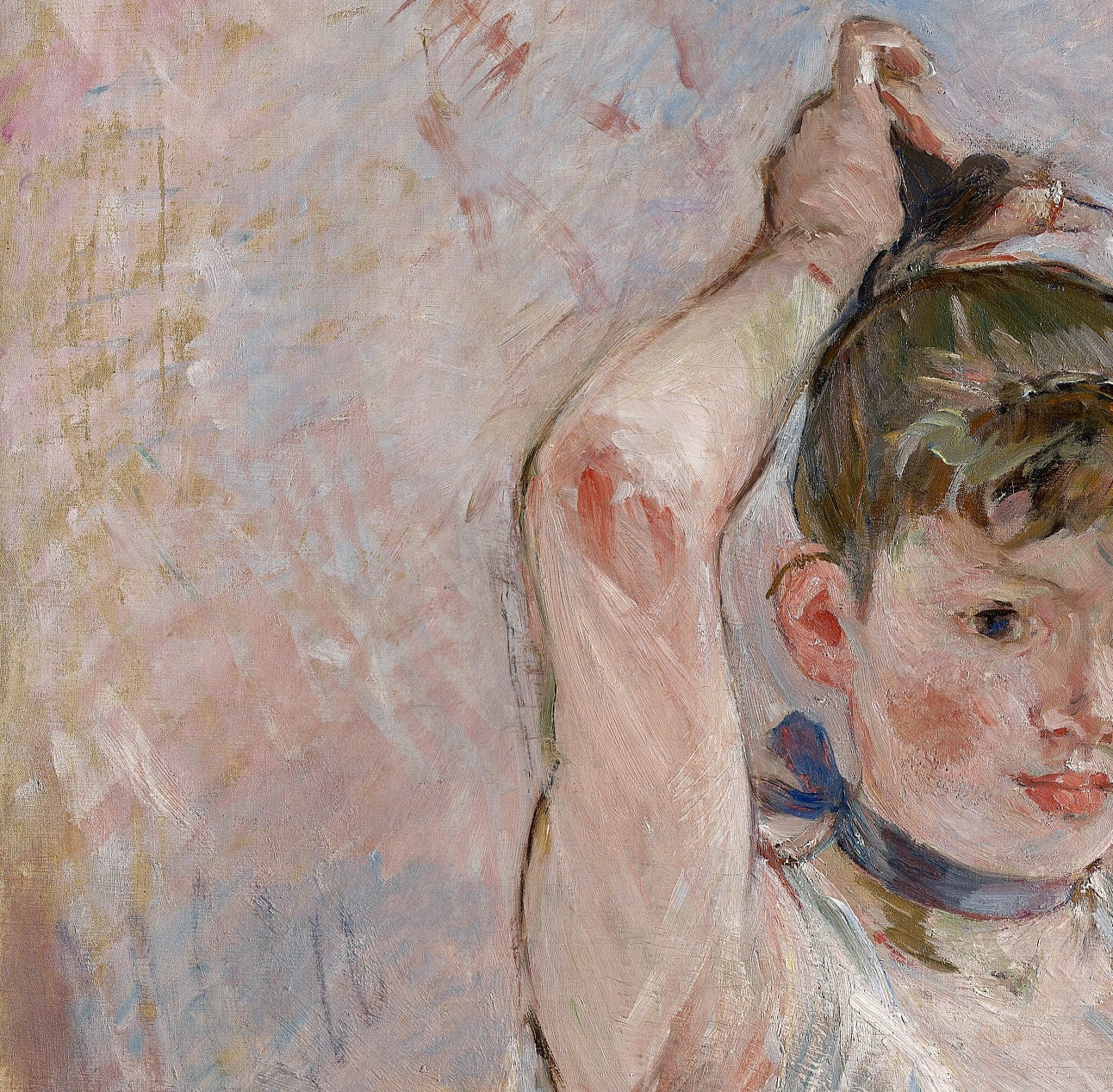 Berthe Morisot "The Bath" 3D Printed Textured Oil Painting Replica