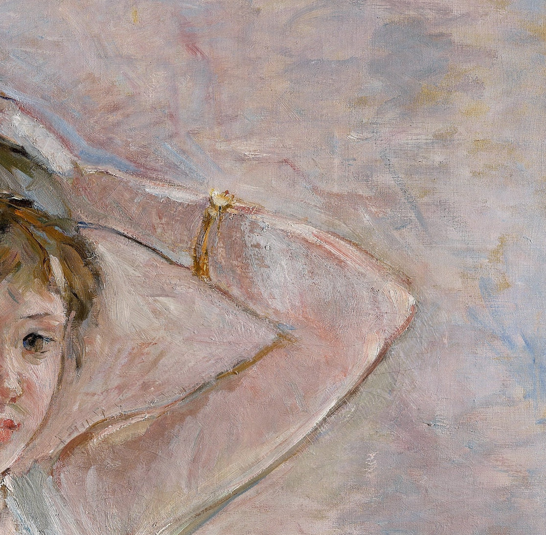 Berthe Morisot "The Bath" 3D Printed Textured Oil Painting Replica