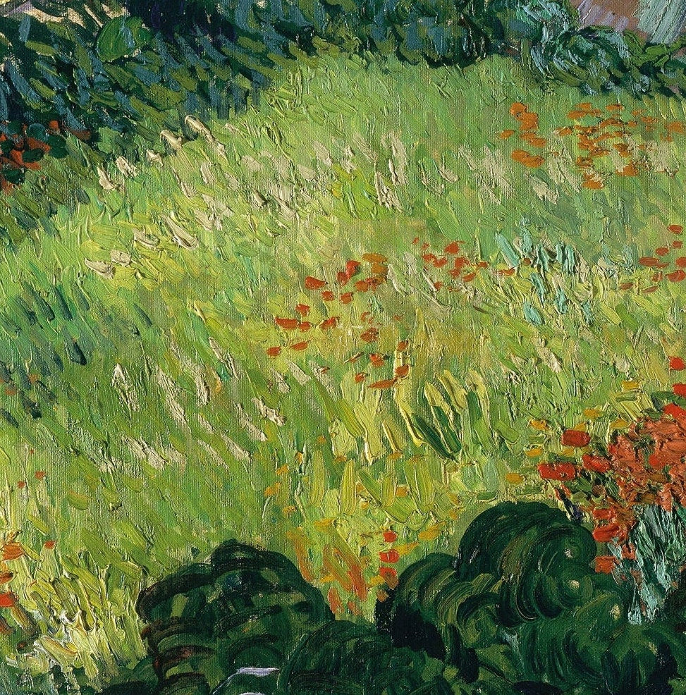 Van Gogh 'Field with Poppies' 3D Textured Print