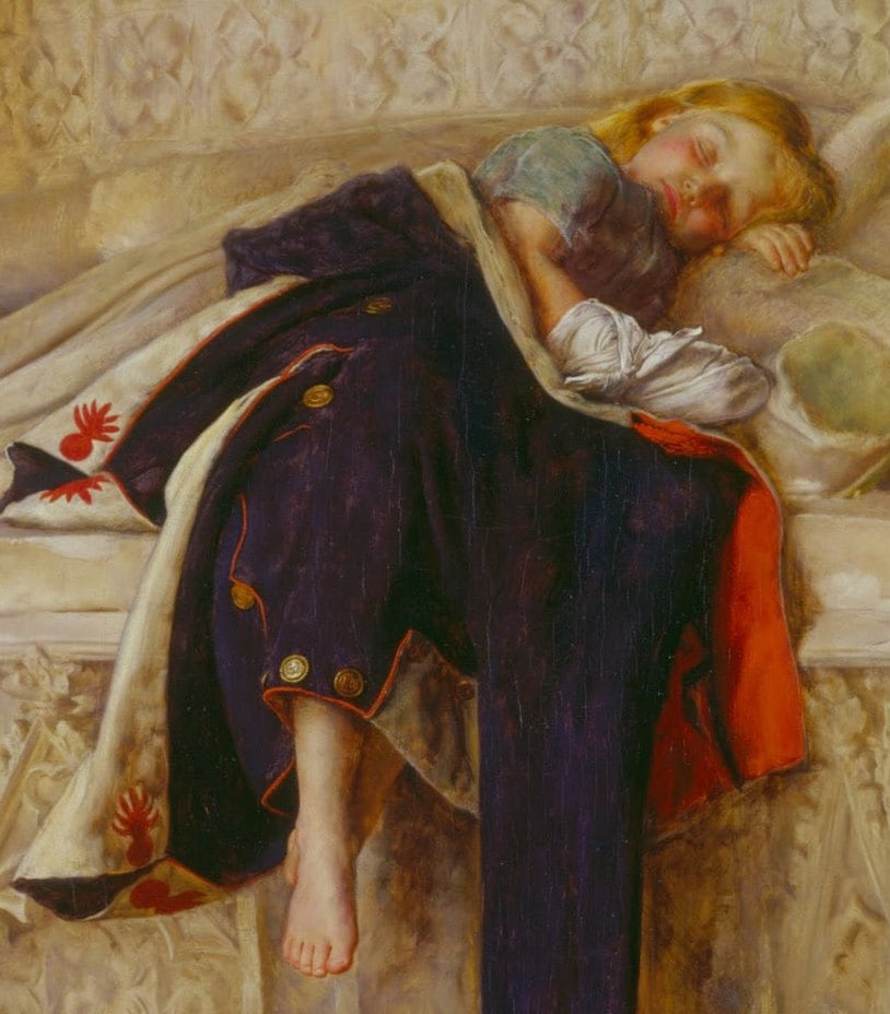 L'Enfant du Regiment 3D Print: John Everett Millais Textured Oil Painting