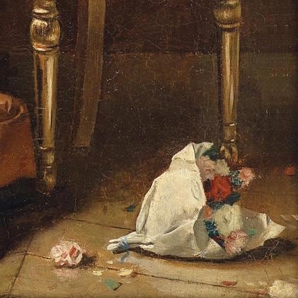 Déjà by Alfred Stevens: 3D Textured Print, Museum Quality