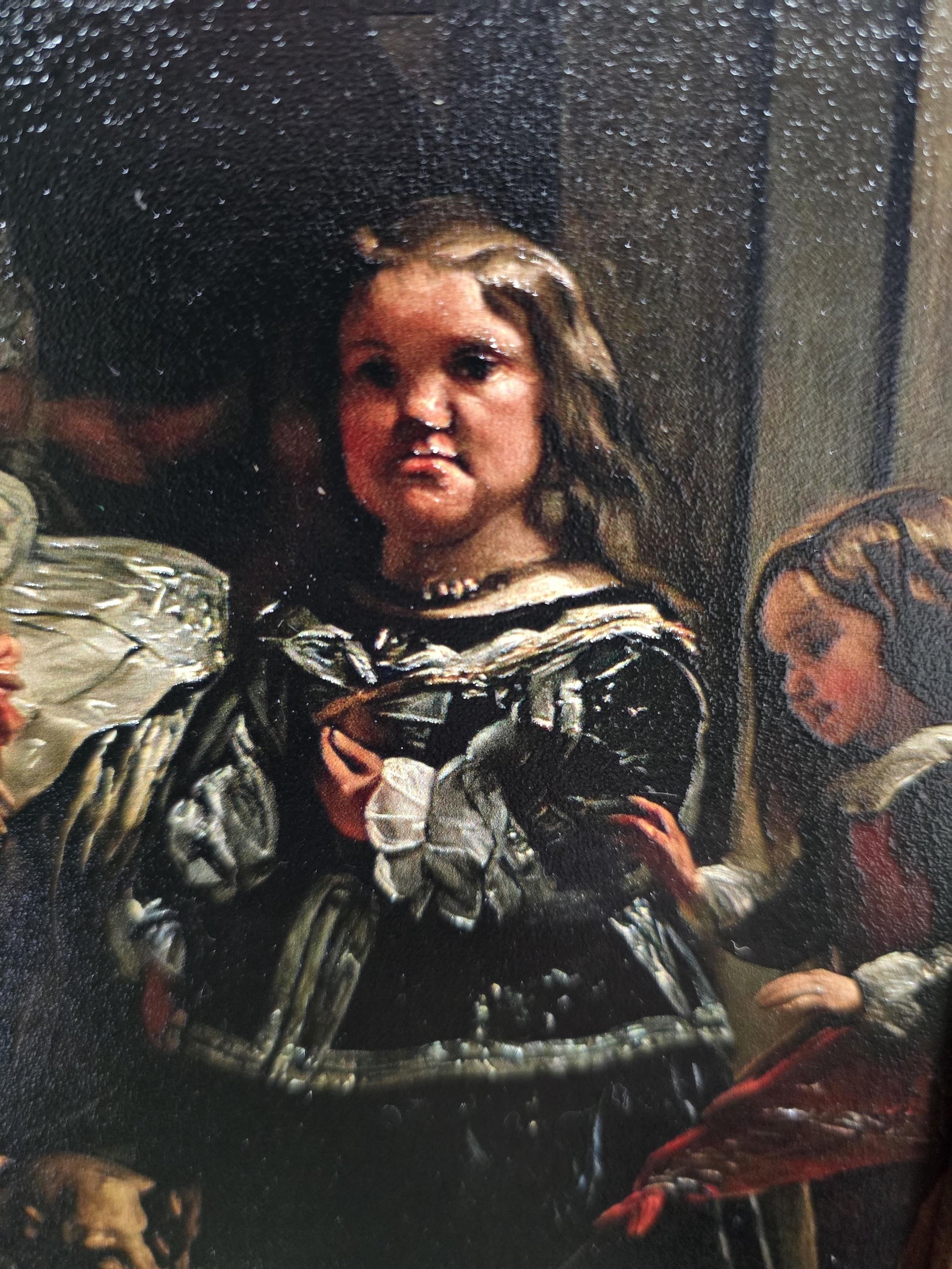 Las Meninas 3D Print: Diego Velázquez Textured Oil Painting Replica