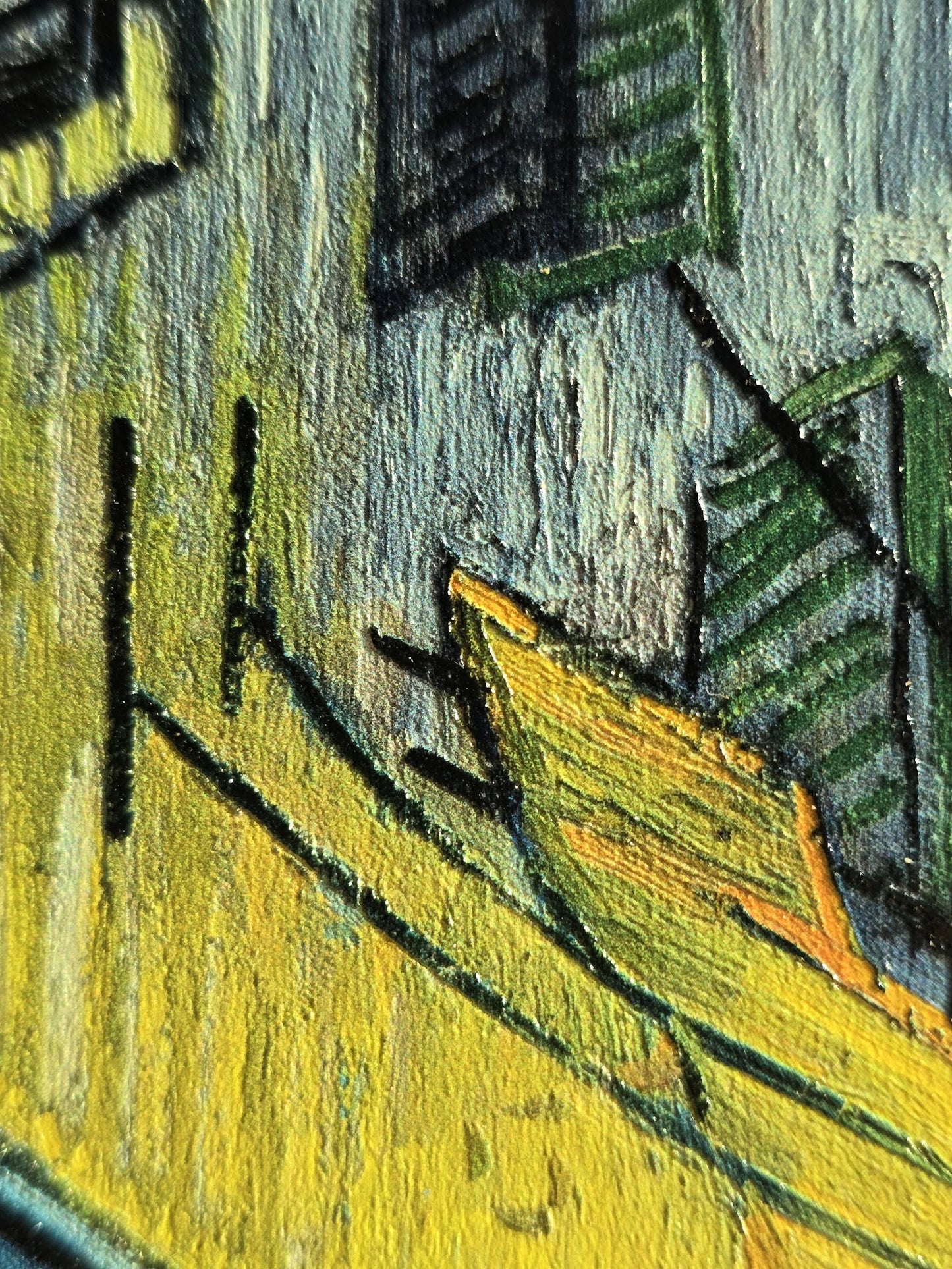 Van Gogh Cafe Terrace at Night 3D Textured Print