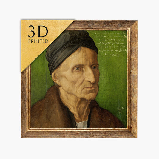 Michael Wolgemut Portrait by Dürer: Textured 3D Print