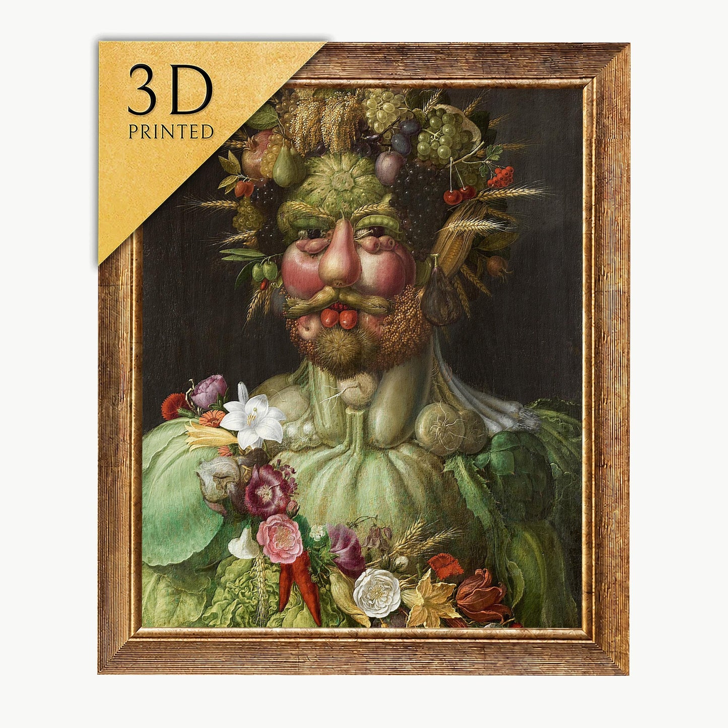 Rudolf II Arcimboldo Print: Textured 3D Portrait