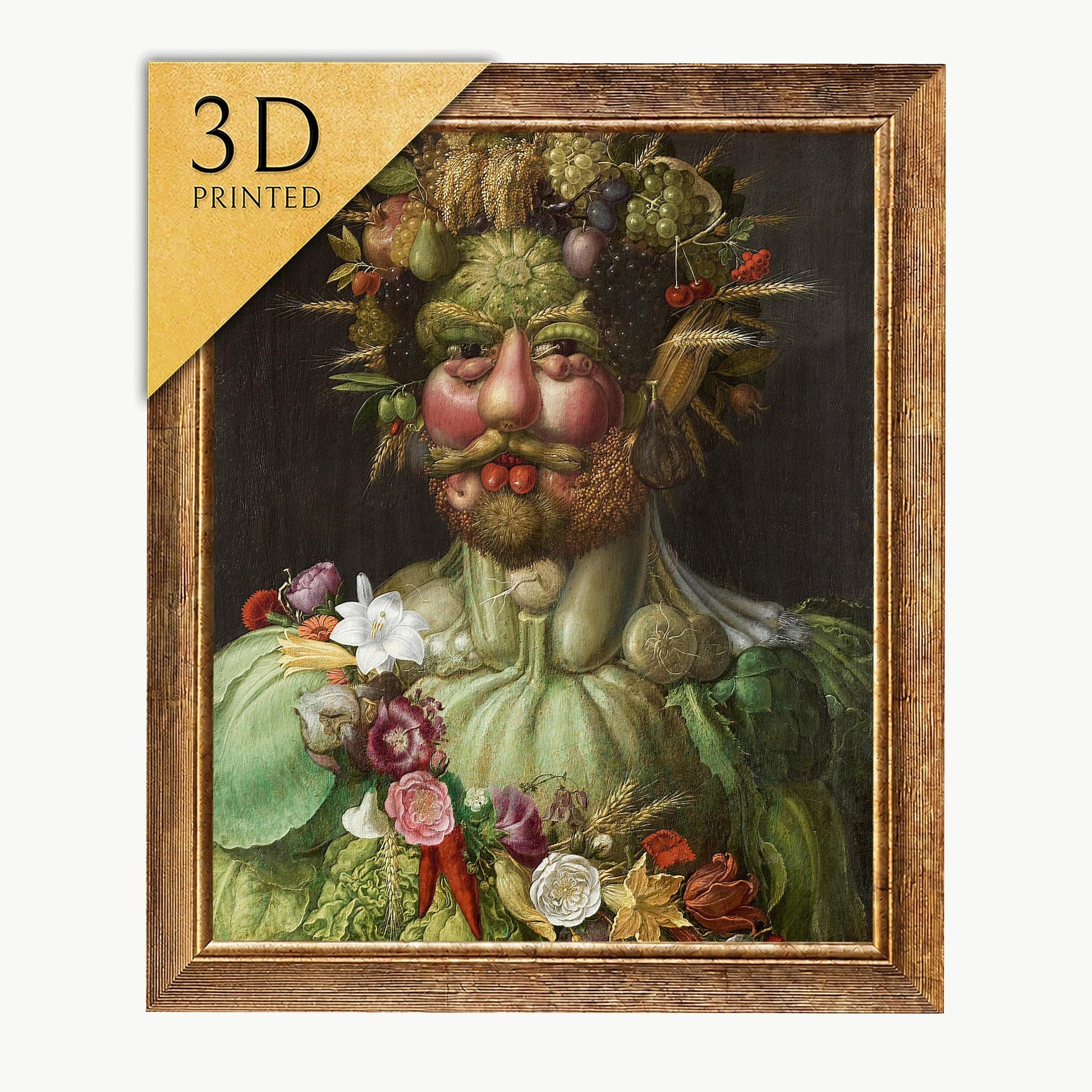 Rudolf II Arcimboldo Print: Textured 3D Portrait