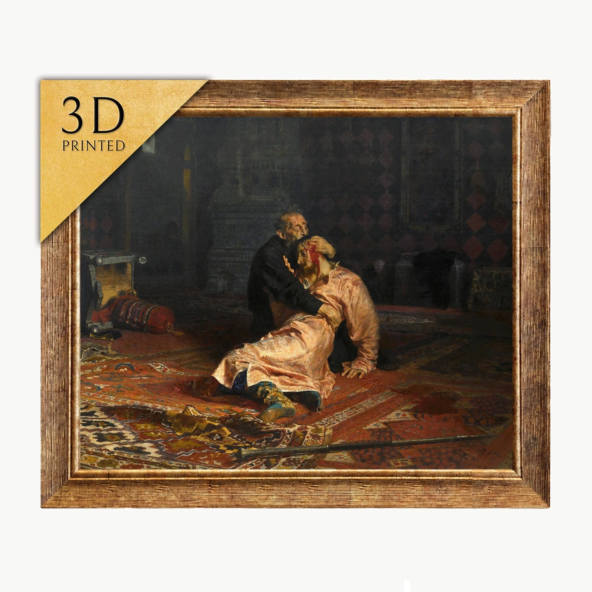3D Printed "Ivan the Terrible and His Son Ivan" by Ilya Repin