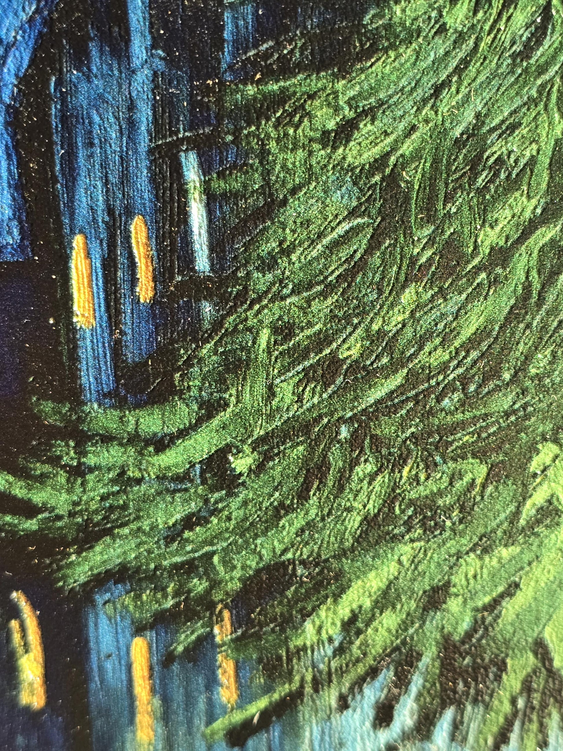 Van Gogh Cafe Terrace at Night 3D Textured Print