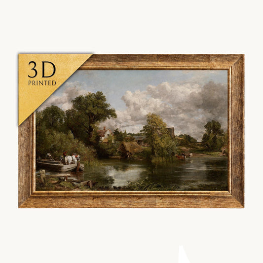 The White Horse by John Constable: 3D Printed Textured Oil Painting