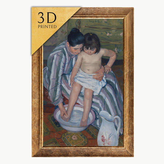 Mary Cassatt - The Child's Bath - 3D Textured Print