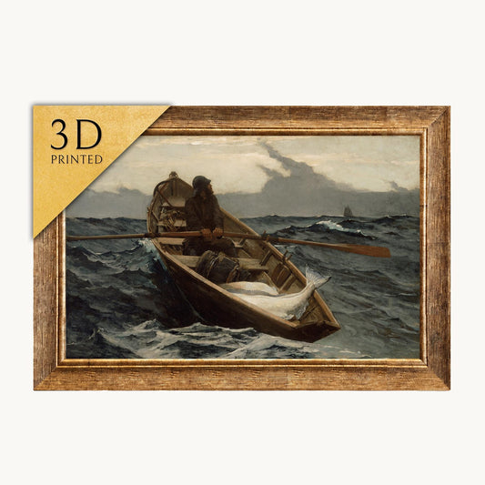 Winslow Homer's "The Fog Warning" 3D Textured Print