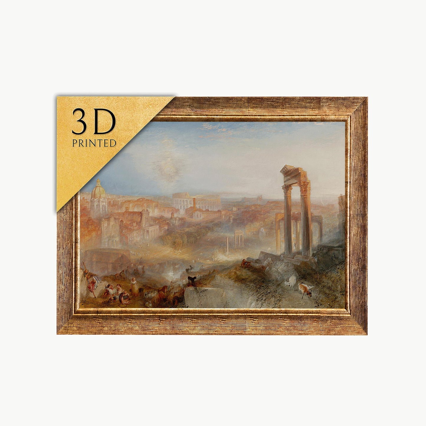 Modern Rome by Turner: 3D Textured Print