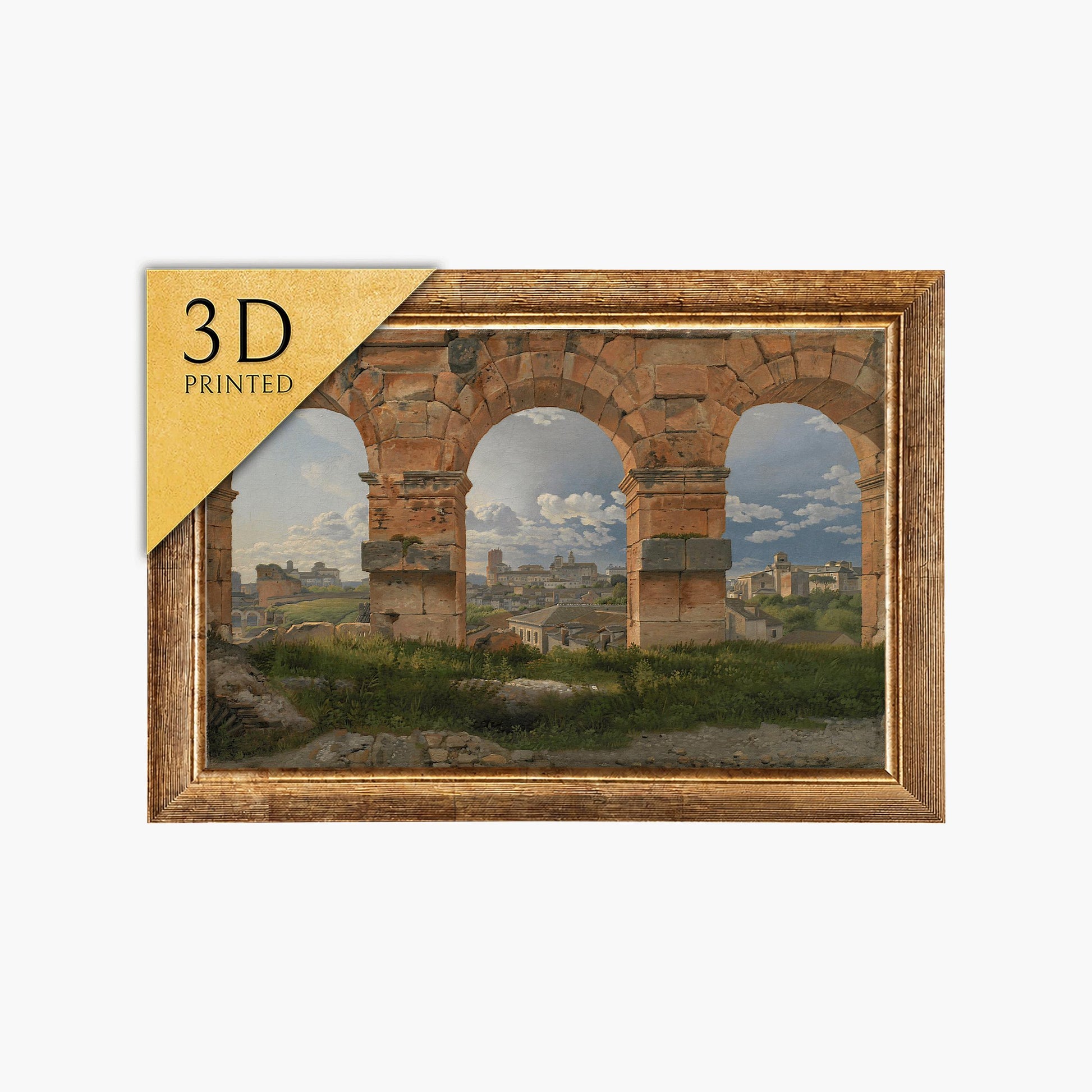 3D Printed Arches Oil Painting Reproduction by Christoffer Wilhelm
