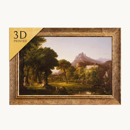 Thomas Cole - Dream of Arcadia: 3D Textured Print