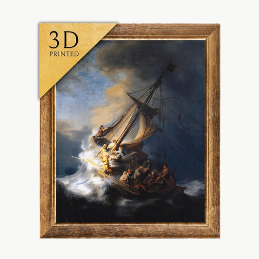 Rembrandt: The Storm on the Sea of Galilee - 3D Textured Print