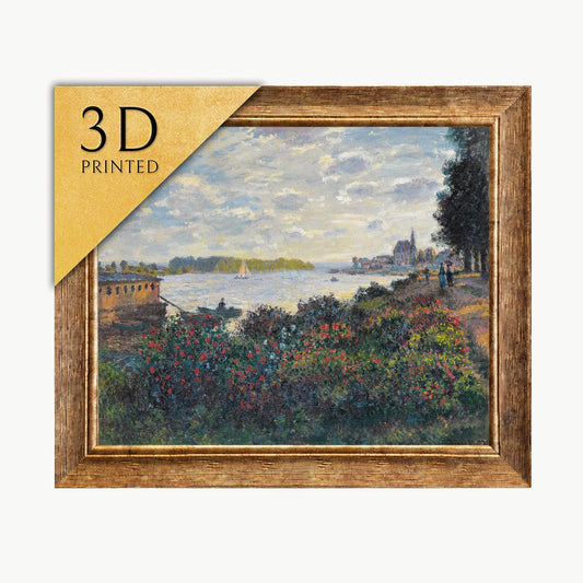 Monet - La Seine A Argenteuil - 3D Textured Print