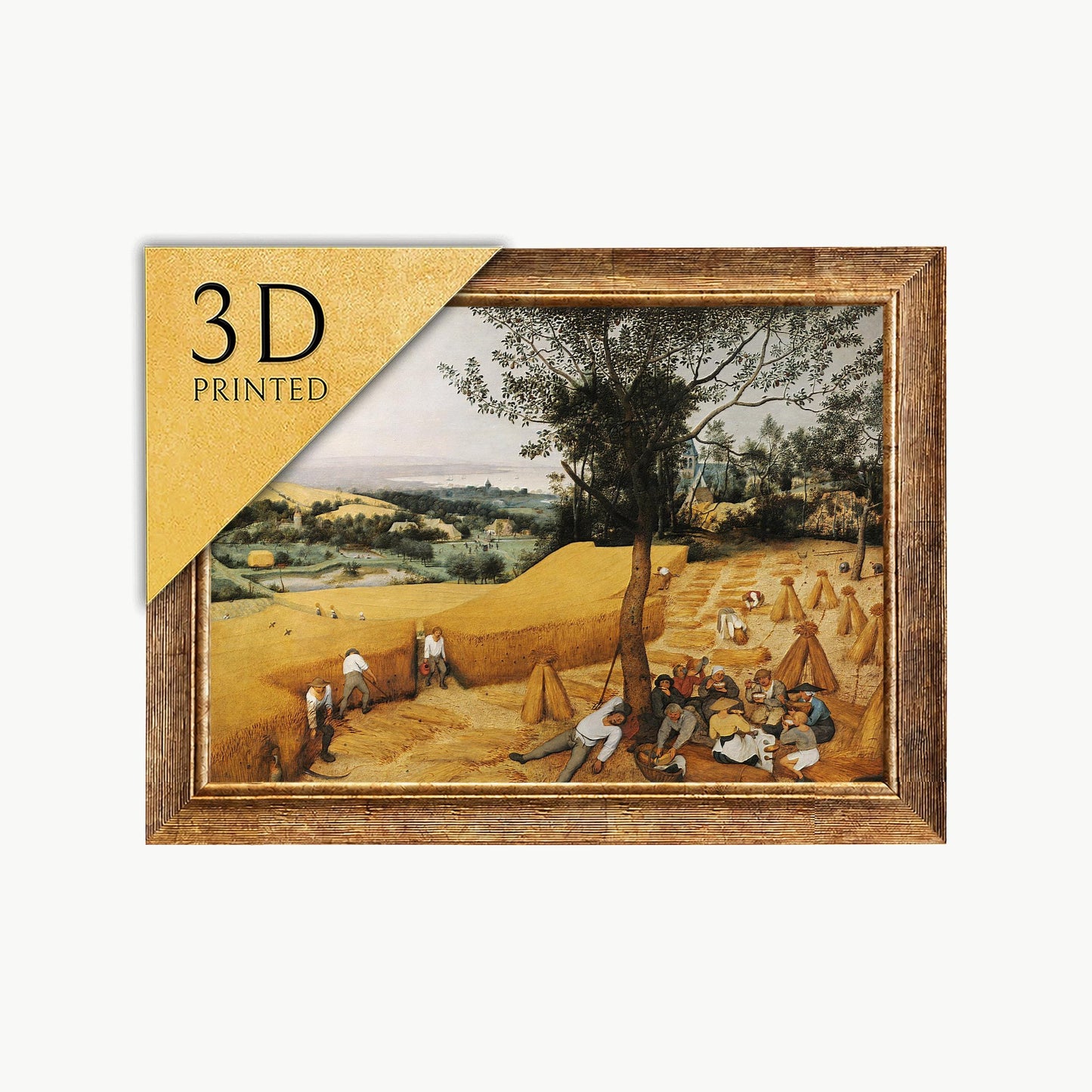The Harvesters by Brueghel: 3D Textured Oil Painting Reproduction