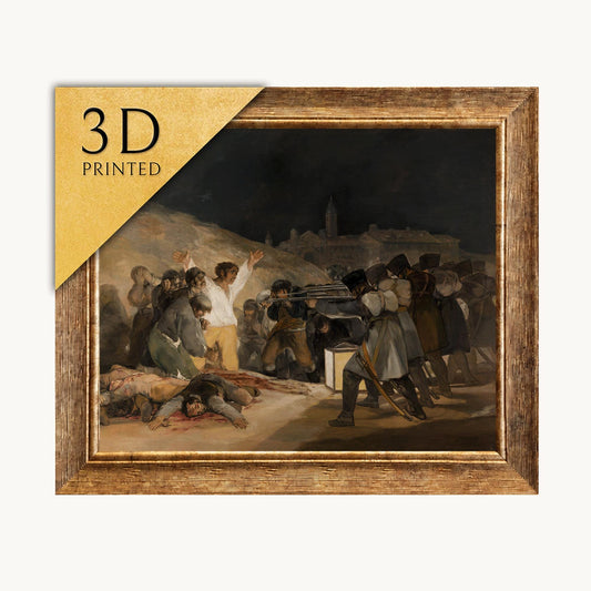 Goya's The Third of May 1808: 3D Textured Oil Painting Reproduction