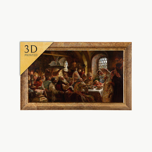 A Boyar Wedding Feast Print: 3D Textured Reproduction