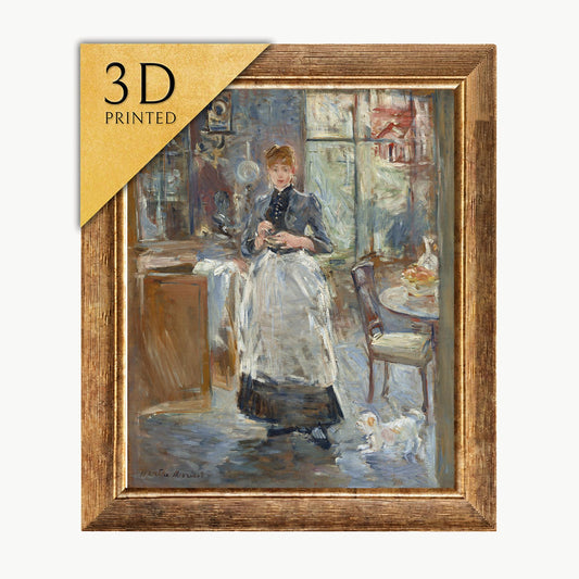 Berthe Morisot "In the Dining Room" 3D Printed Oil Painting Replica