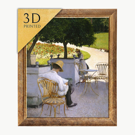 Gustave Caillebotte - The Orange Trees: 3D Textured Print