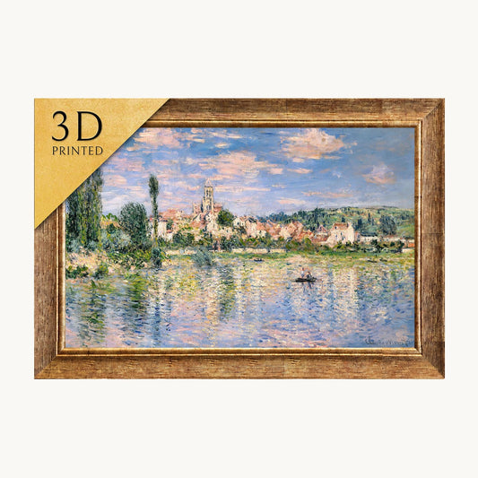 Claude Monet - Vetheuil in Summer - 3D Printed Textured Oil Painting