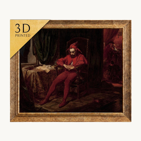 Stańczyk by Jan Matejko: 3D Textured Art Print