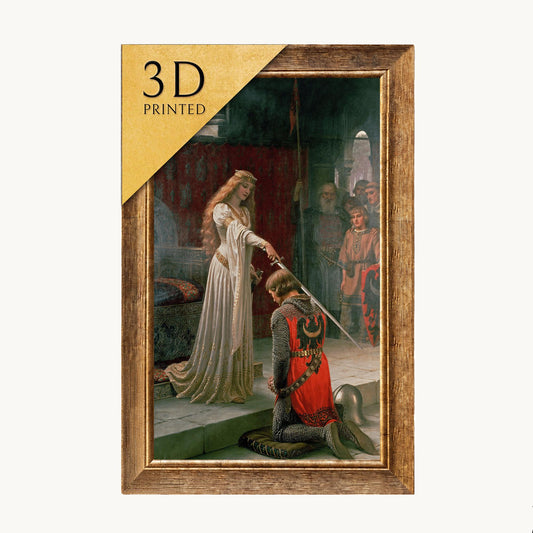 The Accolade by Edmund Blair: 3D Printed Textured Oil Painting