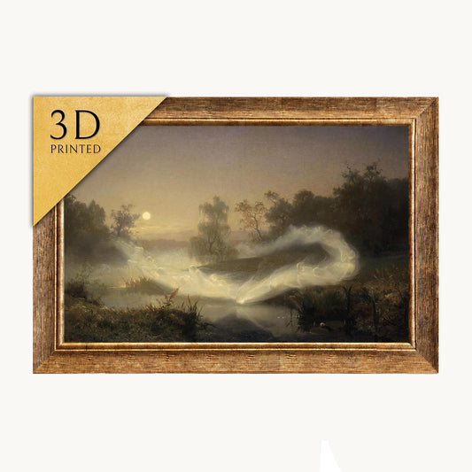 Dancing Fairies Print by August Malmström: 3D Textured Art