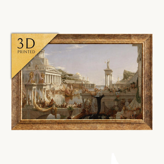 The Course of Empire by Thomas Cole: 3D Textured Print