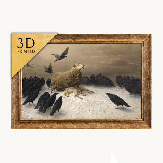 Anguish by August Friedrich Schenck: 3D Textured Print