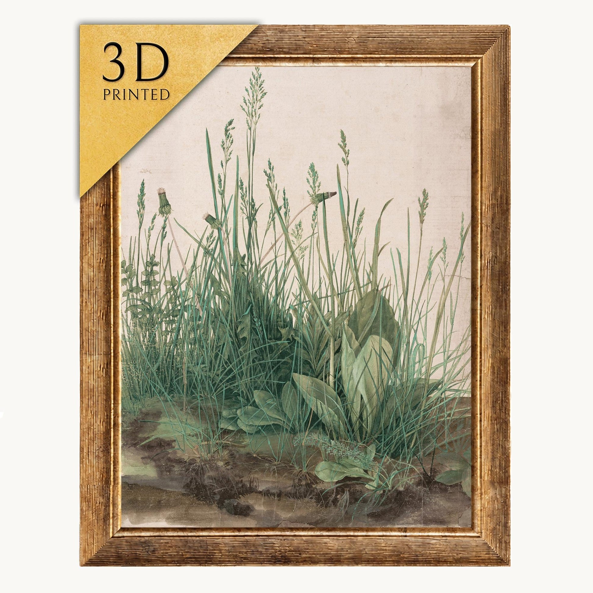 Albrecht Dürer 'Large Piece of Turf' 3D Textured Print