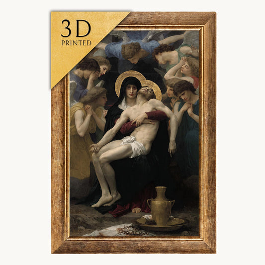 Pieta by Bouguereau: 3D Textured Art Print