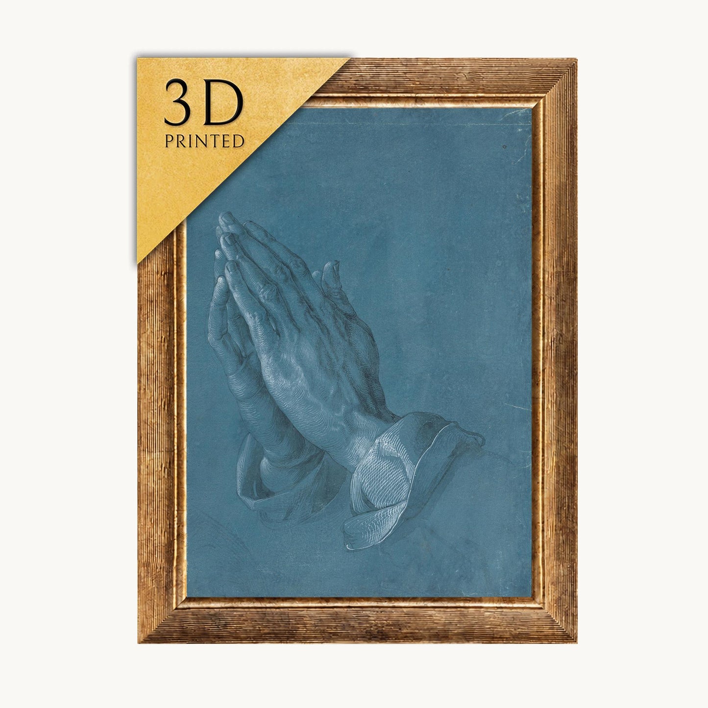 Praying Hands 3D Print by Albrecht Dürer: Textured Art Reproduction
