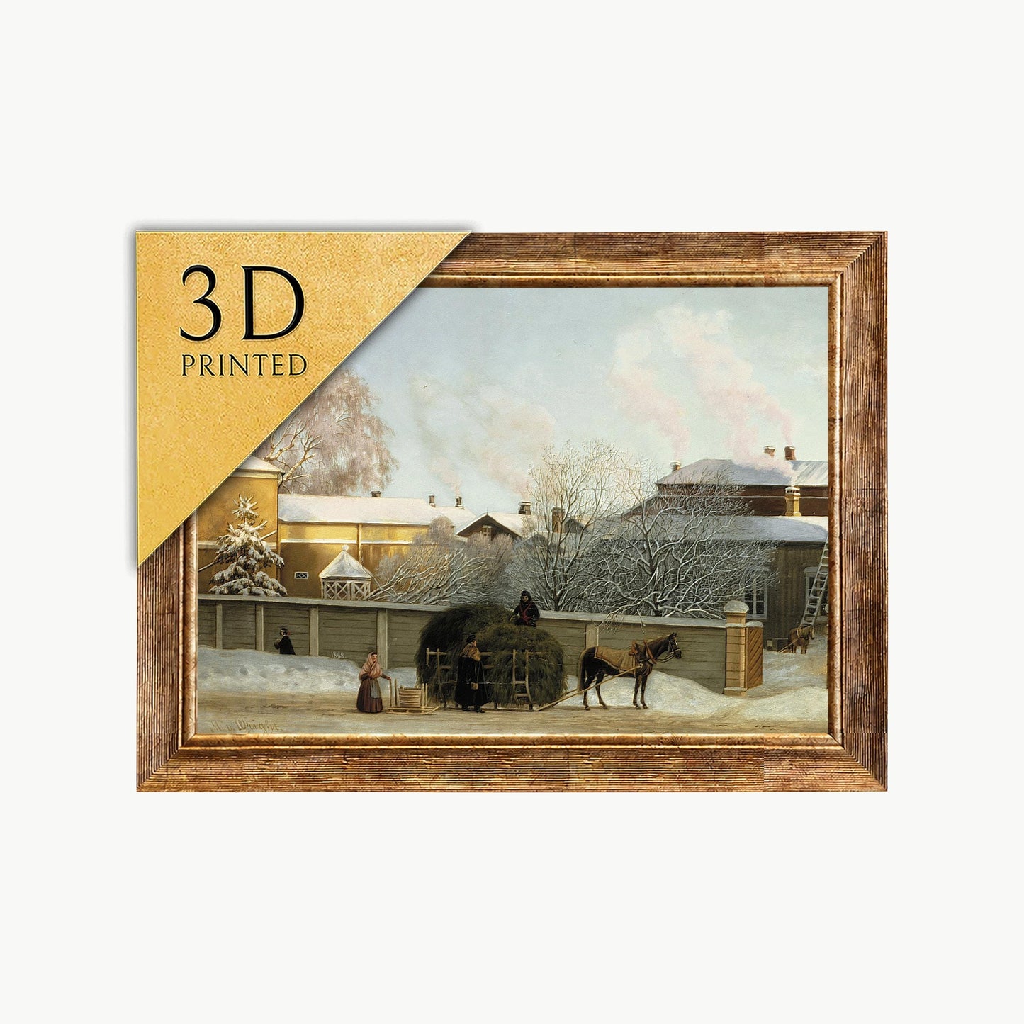 Annankatu by Magnus von Wright: 3D Textured Art Print