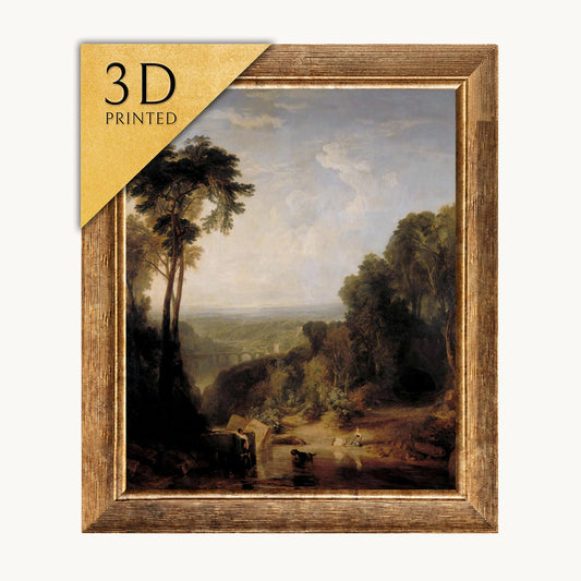 Crossing the Brook by Turner: 3D Textured Print