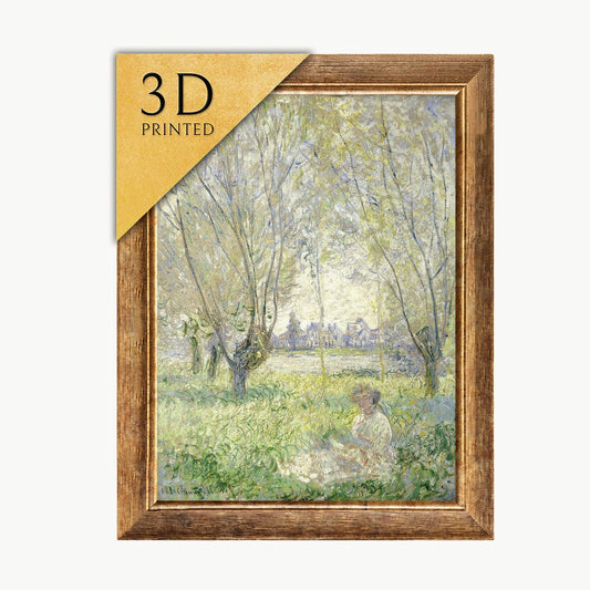 Claude Monet - Woman Under Willows: 3D Textured Print