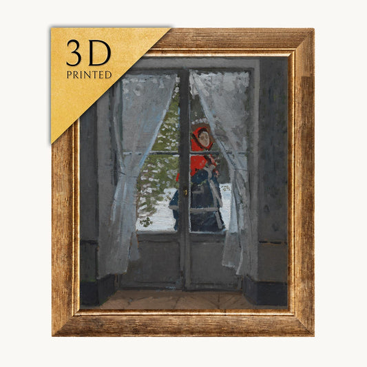 Claude Monet - The Red Kerchief: 3D Textured Print