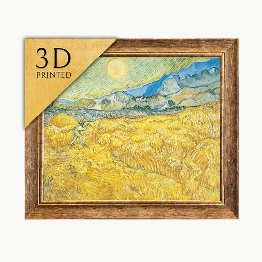 Van Gogh - Saint Paul Hospital with Reaper - 3D Textured Print